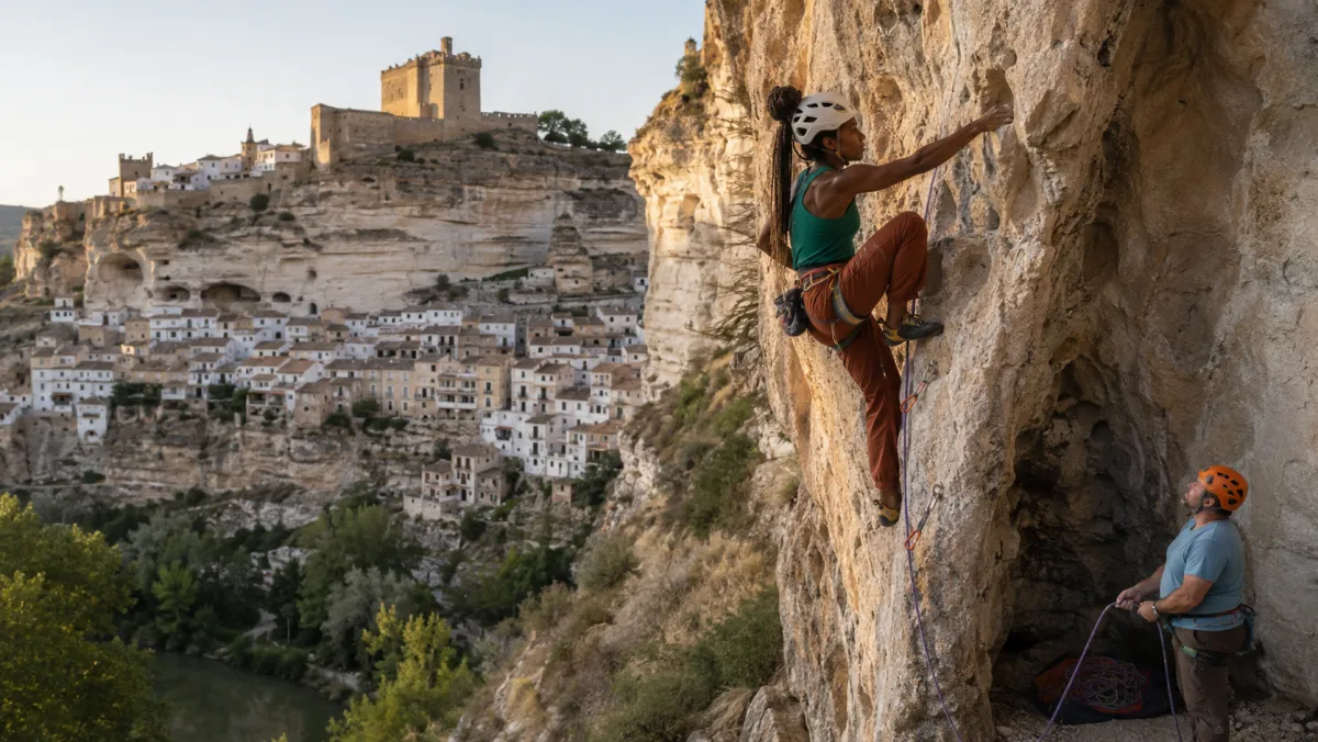 Escalada en Alcalá del Júcar
