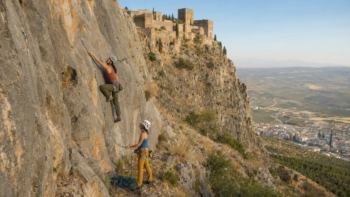Escalada en Castillo de Santa Catalina