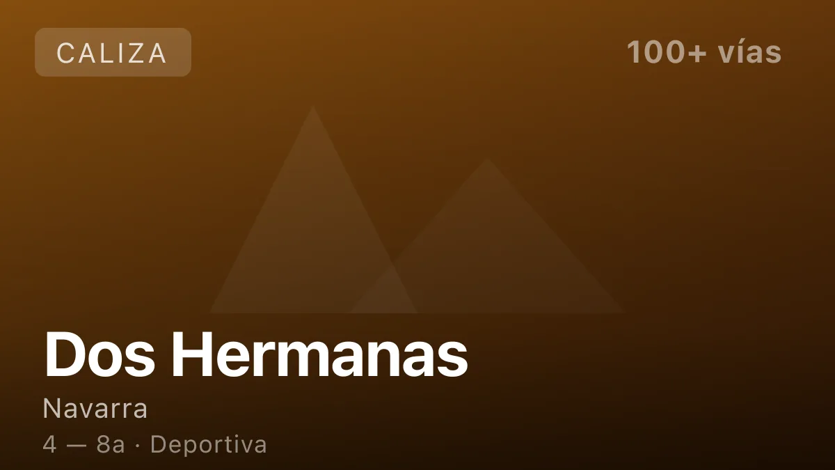 Escalada en Dos Hermanas
