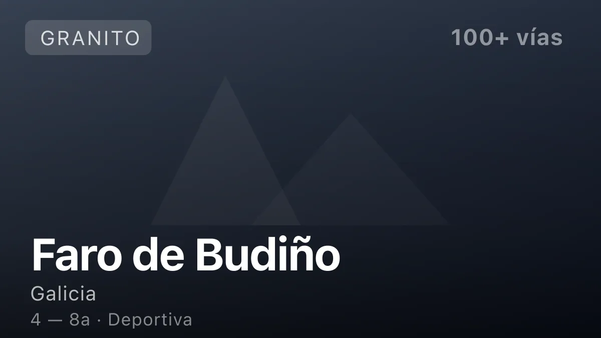 Escalada en Faro de Budiño