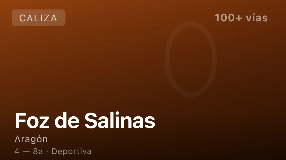 Escalada en Foz de Salinas