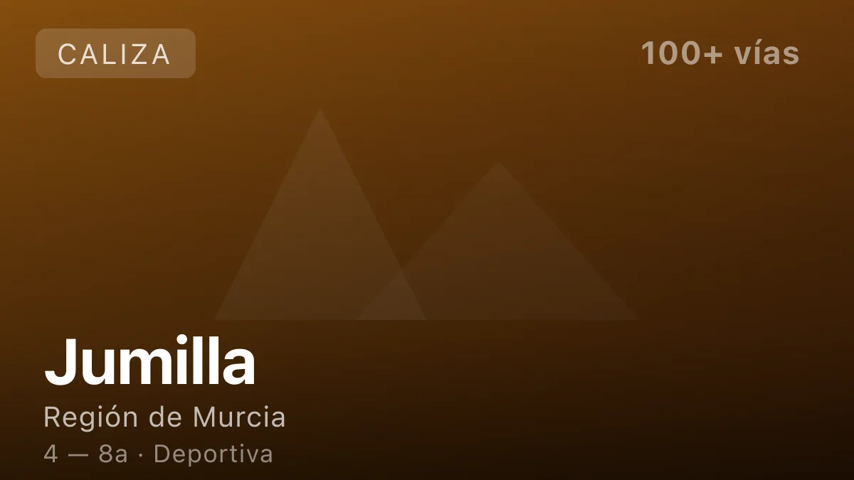 Escalada en Jumilla