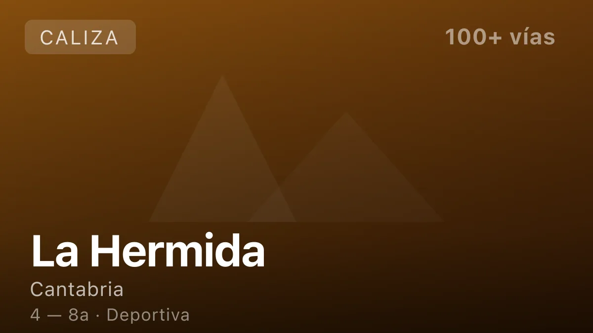 Escalada en La Hermida