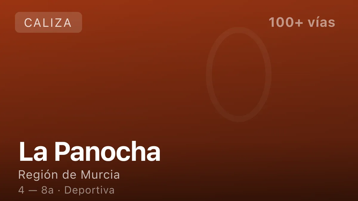Escalada en La Panocha