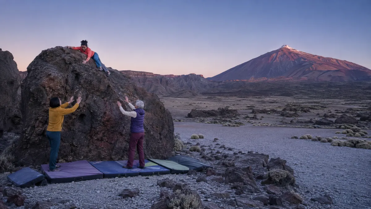 Escalada en Las Cañadas