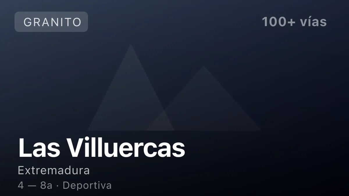Escalada en Las Villuercas