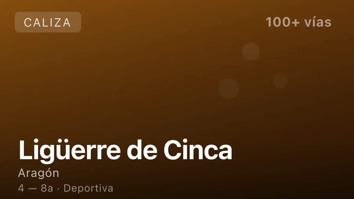 Escalada en Ligüerre de Cinca