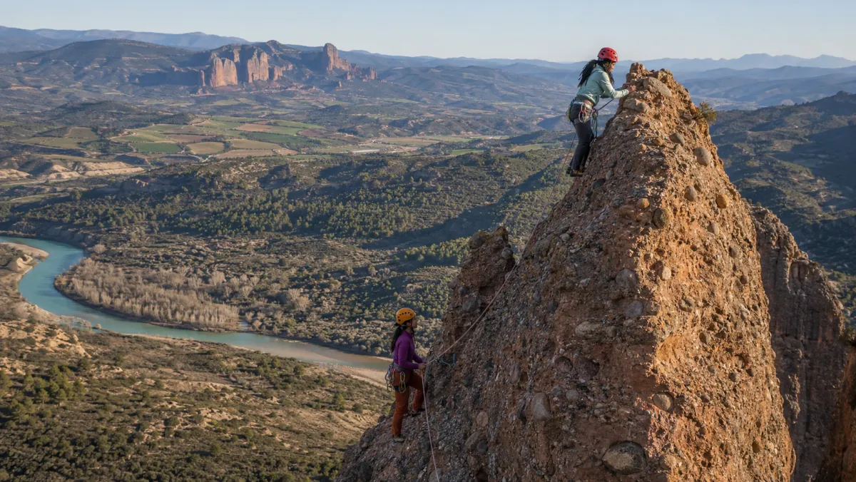 Escalada en Peña Rueba