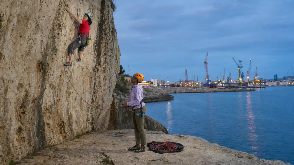 Escalada en Porto Pi