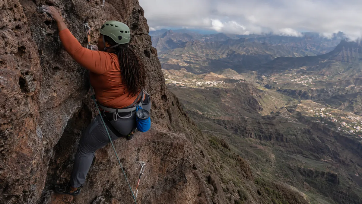 Escalada en Roque Bentayga