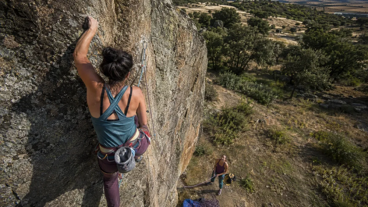 Escalada en San Martín de Montalbán