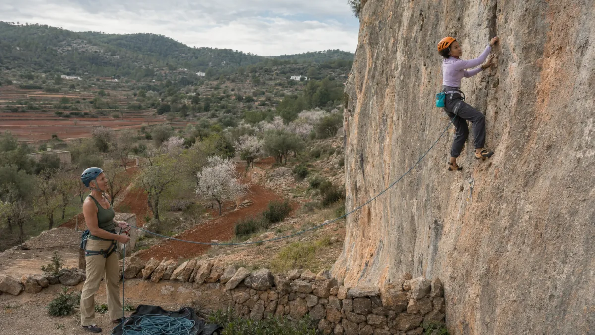 Escalada en Santa Agnès